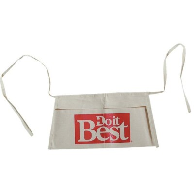 (100)-Do it Best Waist Nail Apron 8-1/2'' x 18'' overall size w/2 pockets 323037