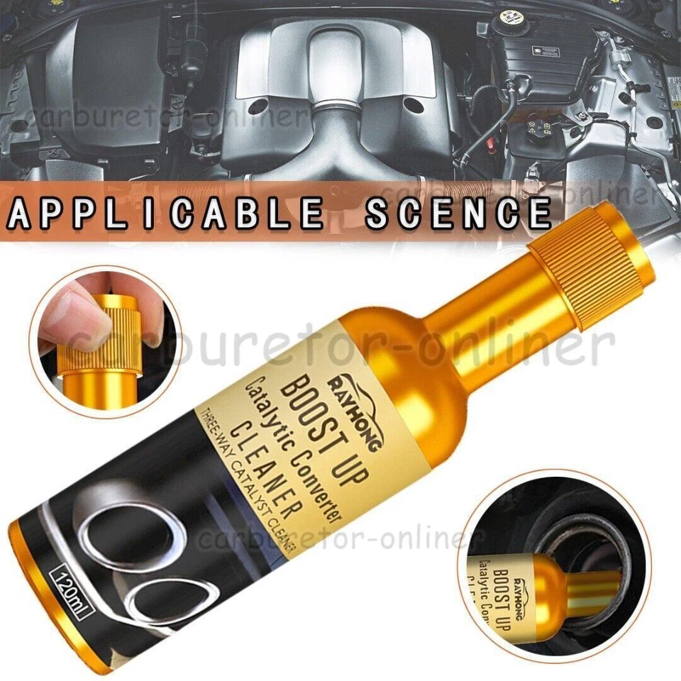 2PCS Boost Up Vehicle Engine Catalytic Converter Cleaner Cleaning Multipurpose - Image 3 of 4