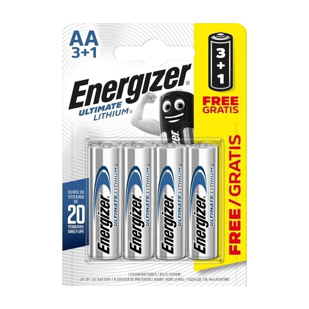Energizer AA Lithium Batteries 4 Pack Premium Power Long Shelf Life - Image 8