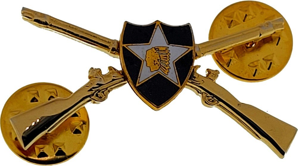 FOLLOW ME US ARMY INFANTRY SCHOOL (15/16") Military Hat Pin 14872 HO - Foto 4
