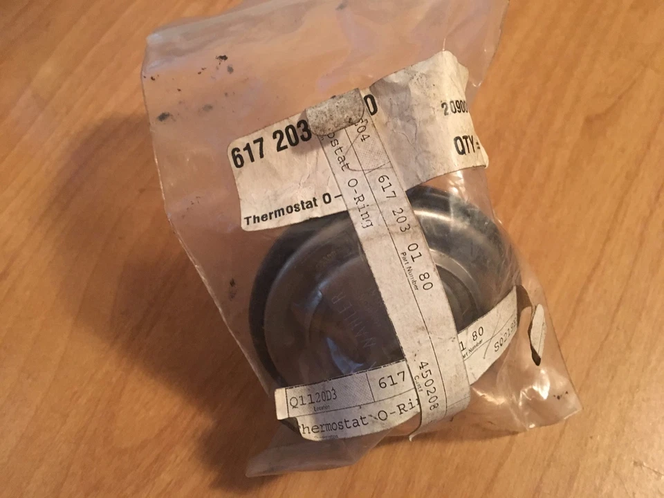 BMW 325e 1987 OEM WAHLER termostato con sello de goma y junta Foto 4 de 4