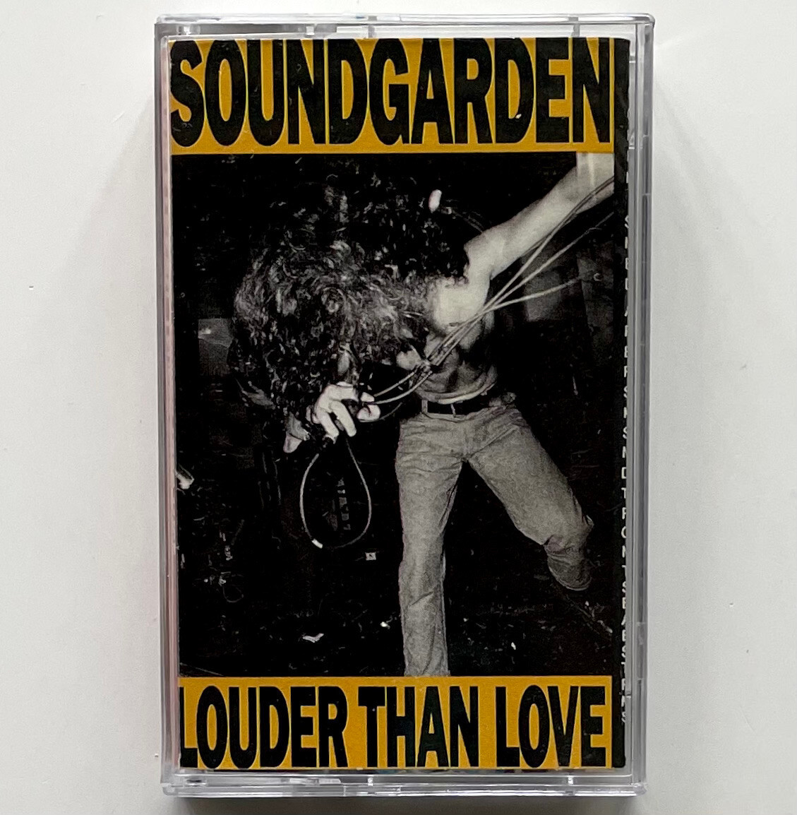 Vtg 1989 SOUNDGARDEN Album LOUDER THAN LOVE Cassette FULLY