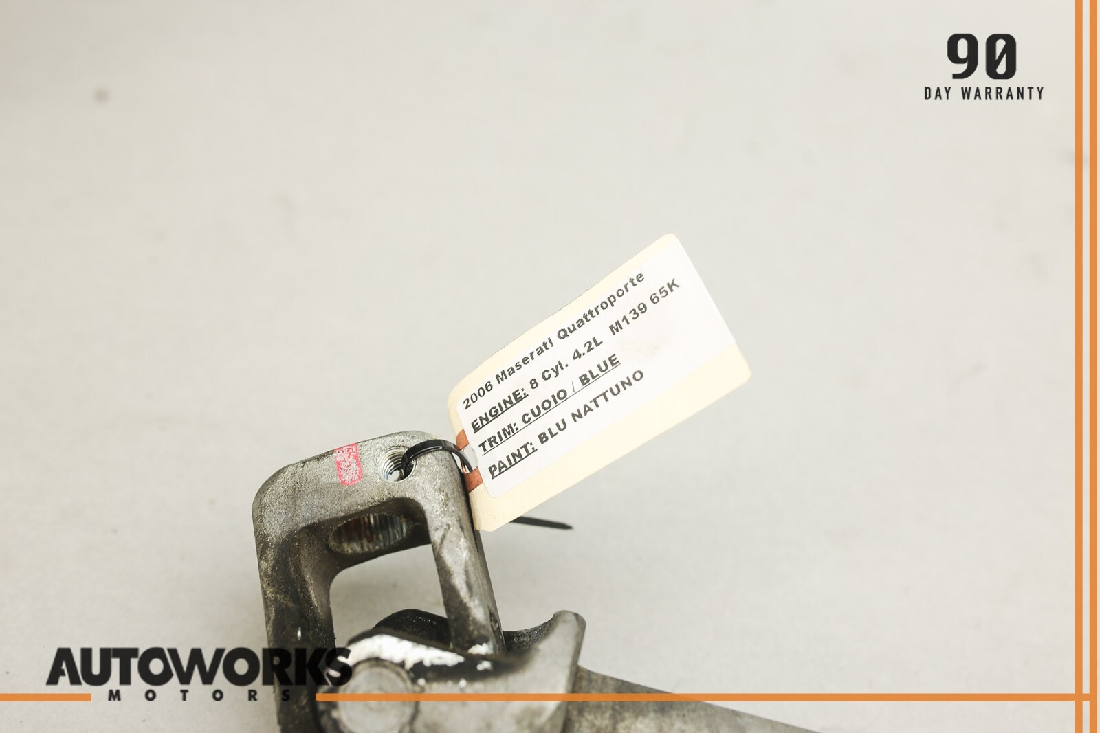 03-13 Maserati Quattroporte M139 P/S Power Steering Column Tilt Rod OEM