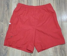 LOT OF 4 Roundtree Yorke Size Medium Red New Men's Swim Cargo Trunks Shorts