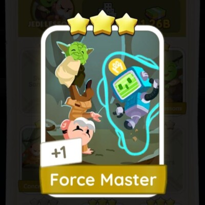 Force Master Monopoly_Go_3 Stars Sticker     - FAST DELIVERY