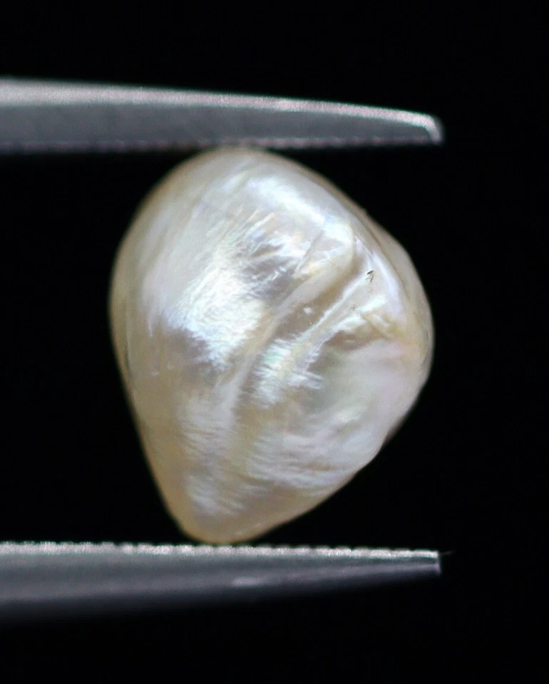 Beautiful Basra Mined Natural Pearl 5 mm Uneven Shape Loose Gemstone 1.50 Ct - Image 3 of 4