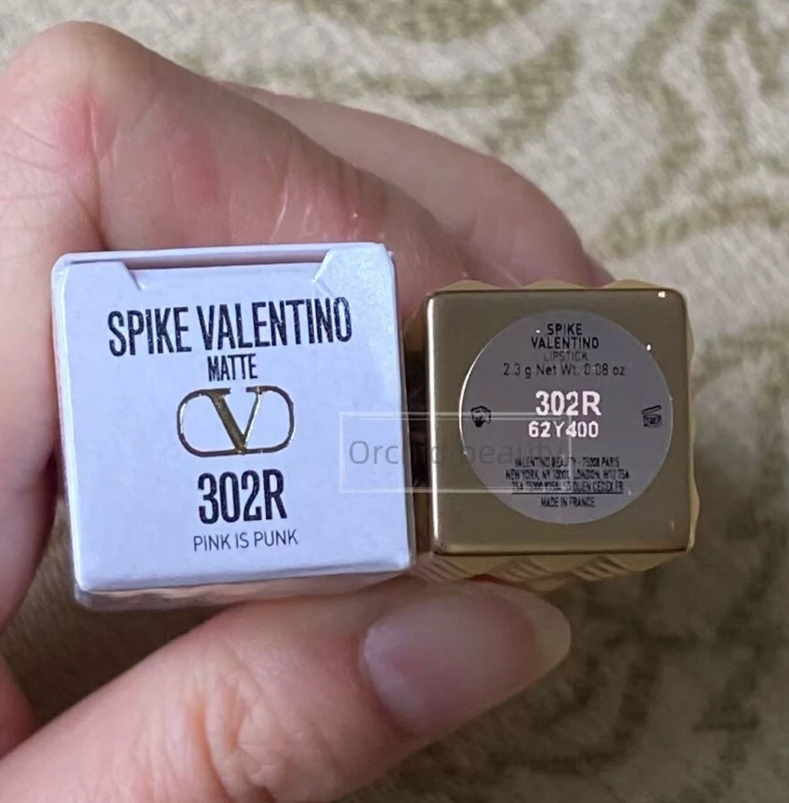 Valentino Spike Buttery Matte Lipstick~302R Pink Is Punk~Full Size~New In Box - Image 4 of 4