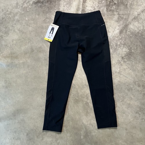 Mondetta Pants Womens Small Black Performance Luxury High Waist Active Capri - Picture 5 of 9