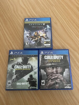 Jeux Call Of Duty WW2 + Infinite Warfare édition Legacy PS4 - Bon état, PEGI 18, Activision