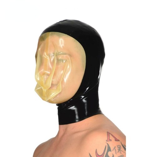 Neutral Latex Hood Sealed Breathing Bag No Breathing Hole Suffocation Pleasure - Picture 4 of 9