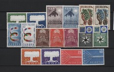 EUROPA  CEPT année complète 1957 neuf**  MNH 