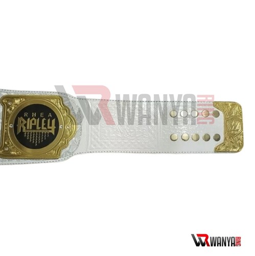 Women World Heavyweight Champion Belt Replica Adult Size Rhea Ripley - Picture 2 of 8