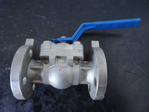 Kugelventil 1-1/2" 600 RF Flansch 316S/S CF8M, VELAN Edelstahl Cl600 SCHÖN - Bild 7 von 8