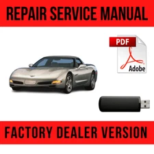 Chevrolet Corvette C5 1997-2005 Factory Repair Manual USB chevy