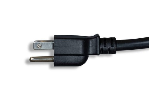 North American Power Cord, NEMA 5-15P to IEC320 C15, 3', 14 AWG, 15A, 250V (ZWAC - Picture 7 of 24