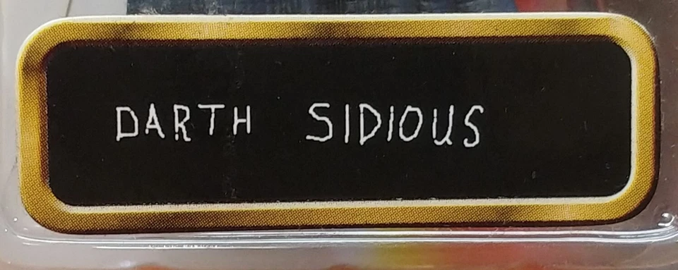 Star Wars Episode 1 Prototype Pre-production Sample Darth Sidious Scrawled Text - Image 4 of 4