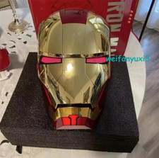 Iron Man MK5 1:1 Cosplay Helmet AUTOKING Wearable Voice-control Golden Mask US 