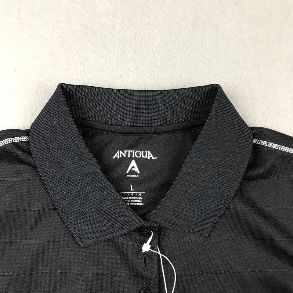 Camisa Travelers Championship Mujer Grande Negra Polo Desert Dry Golf Top Nueva con Etiquetas Foto 2 de 4