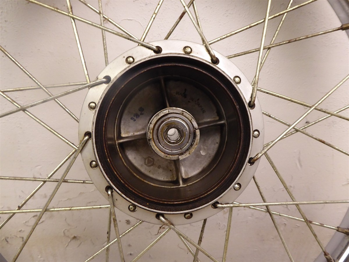 1966 Kawasaki J1L 85 K347-2) chrome front wheel rim 17in | eBay