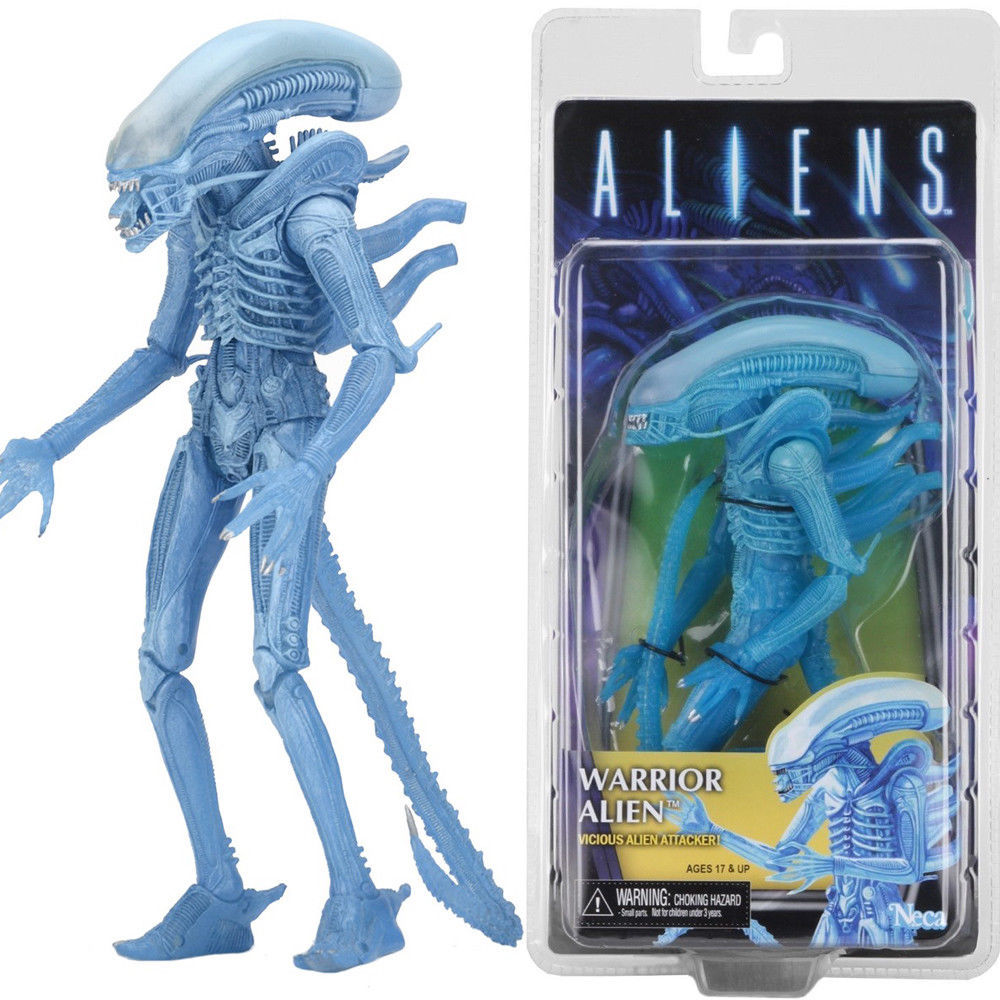 neca alien warrior blue