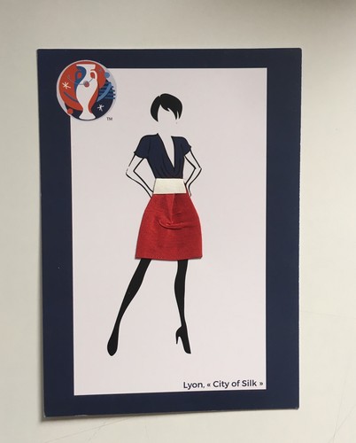 Postkarte Post Card Lyon Euro 2016 Frankreich France EM