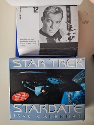 Star Trek Tischkalender für 1998 unbenutzt
