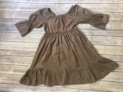 Matilda Jane size 8 Sack Lunch Charlie in Brown knit peasant dress rv 46  READ B9 | eBay