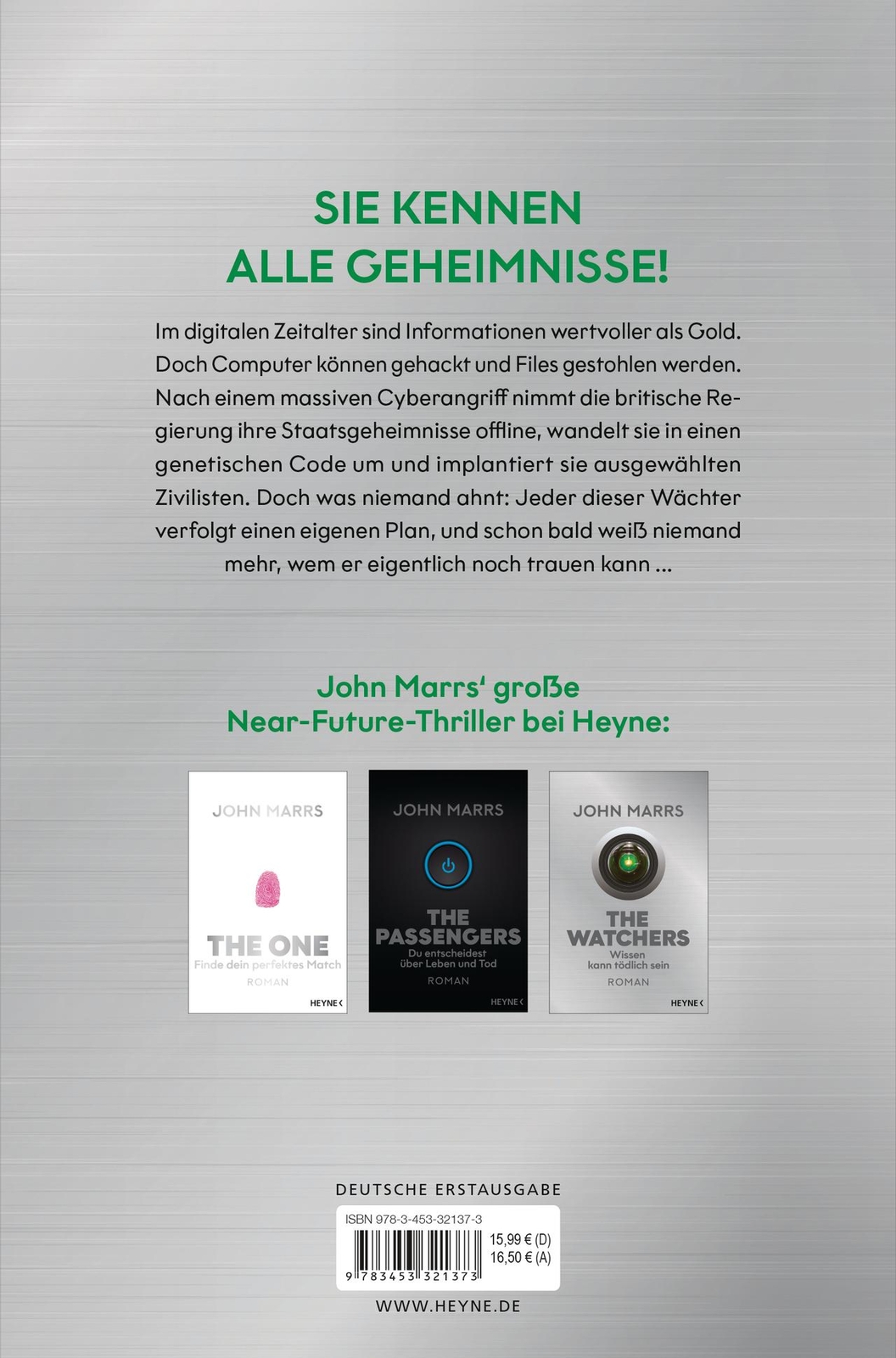 Thumbnail - The Watchers - Wissen Kann Tödlich Sein John Marrs