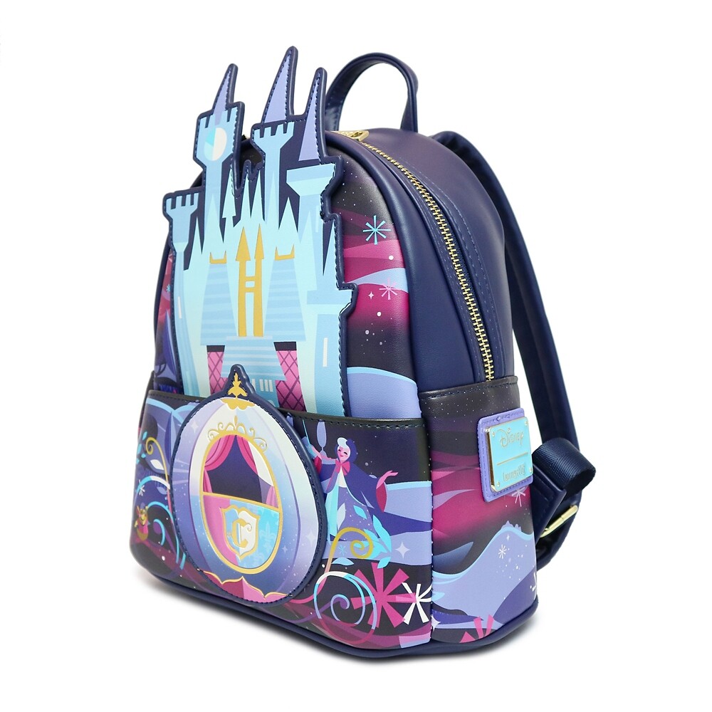 Loungefly Disney Store Japan Cinderella Mini Backpack Castle
