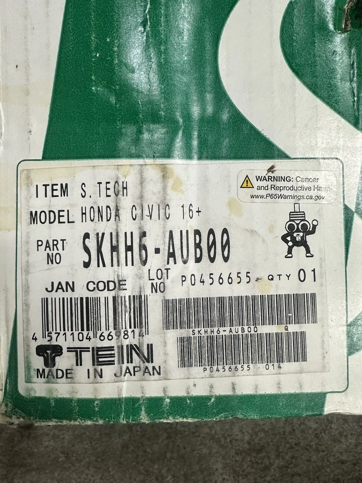 Juego de resortes reductores Tein S Tech Performance para Honda Civic sin tipo R 16-21 Foto 3 de 4