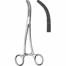 NEW SKLAR SHALLCROSS Forceps double curved 7" O.R Grade S/S 32-2070 TAA