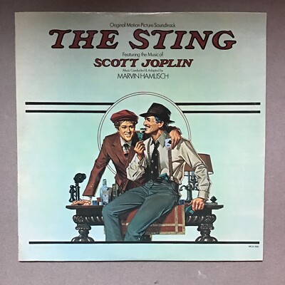 THE STING ORIGINAL MOTION PICTURE SOUNDTRACK MUSIC BY SCOTT JOPLIN VINTAGE 12''
