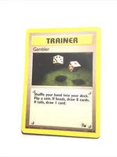 GAMBLER - 60/62 - Fossil - Pokemon Card - LP