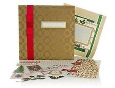 Anna Griffin 12"x12" Holiday Traditions Christmas Instant Scrapbook Album Kit