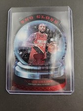 2021-22 Panini Crown Royale Sno Globe Asia Red Damian Lillard Portland Trail 33