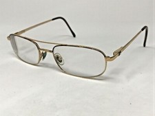 HART SCHAFFNER MARX T-112 Eyeglasses Frame Aviator 54-17-145 Tort/Gold JM80