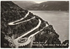 LAGO DI GARDA - TORNANTI DEL PONALE VERSO LA VAL DI LEDRO - VIAGG. 1965 -95749-