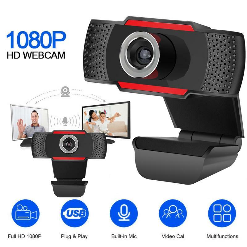 Webcam ordinateur Full HD 1080P pour cours en ligne et visioconférence à la maison