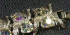 5 Aurora Borealis Rhinestone Art Bracelet Earrings Vintage Jewelry Lot — photo 3