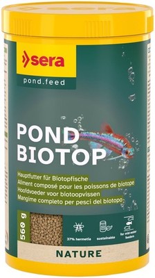 (15,90 EUR/l) sera Pond Biotop 1l - Biotopfutter aus nachhaltigem Insektenmehl