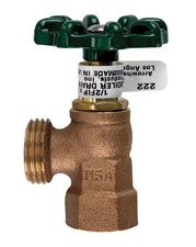 Arrowhead 222LF 125 psi 8 to 9 gpm Red Brass Hose Bibb 1/2  x 3/4 in. Valve