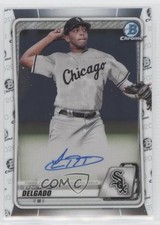 2020 Bowman Chrome Prospects Auto Lency Delgado #CPA-LD Auto 0x8e