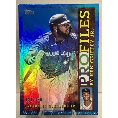 2026 Topps Series 1 Profiles Blue #17 Vladimir Guerrero Jr. Color Match /150 SP