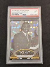 2011 Topps American Pie Robinson Breaks Color Barrier Spotlight Foil /76 PSA 9