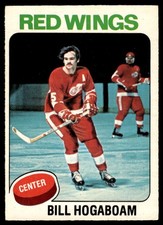 1975-76 O-Pee-Chee Bill Hogaboam Detroit Red Wings #67