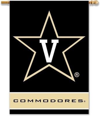 Vanderbilt University Commodores Premium 2-Sided 28x40 Inch Banner Flag with...