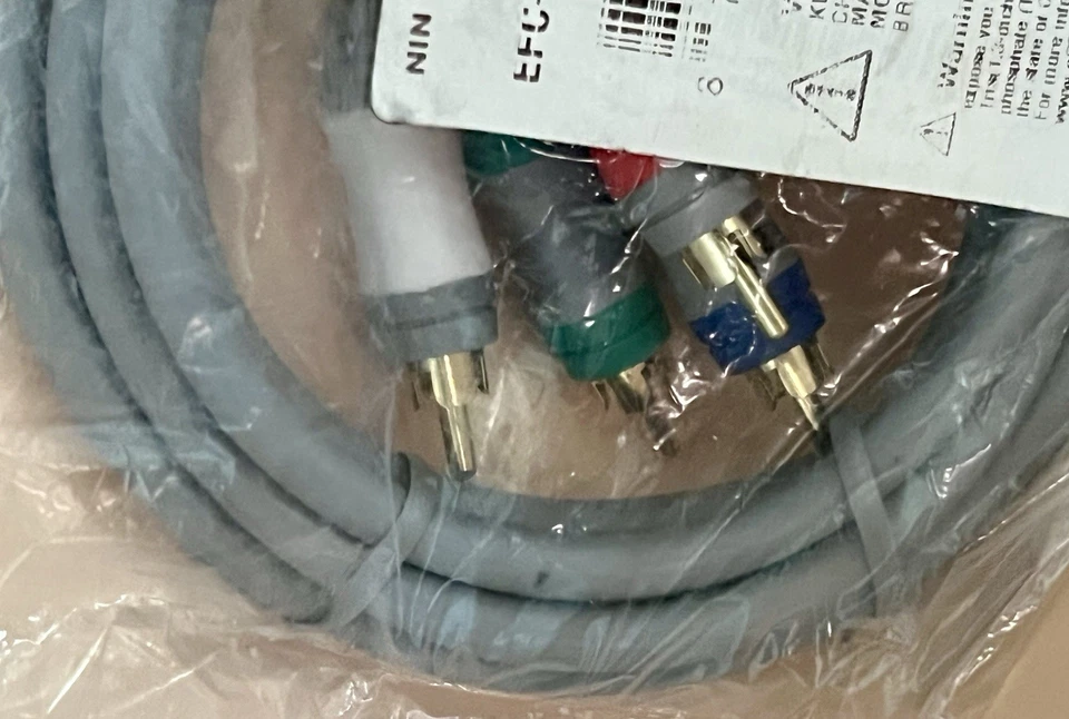 For Nintendo Wii / Wii U High Definition HD Component Audio Video AV Cable Cord - Image 3 of 4