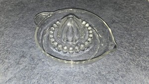 Borgonovo Italian Glass Juicer Reamer ITALY