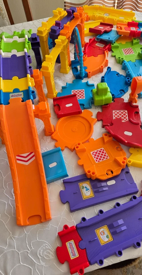 mega Konvolut Vtech, TUT  TUT Baby FlitzerBrücken , sprechende Auto Strassen - Bild 4 von 4