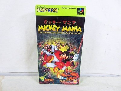 Capcom Sfc Super Famicom Mickey Mania
